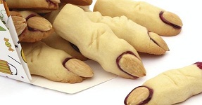 Dedos de bruxa para o halloween