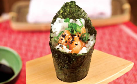 Temaki de Salmão