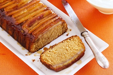 bolo de banana caramelizado