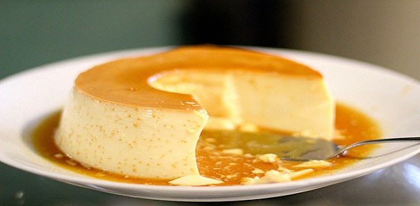 pudim de leite de soja