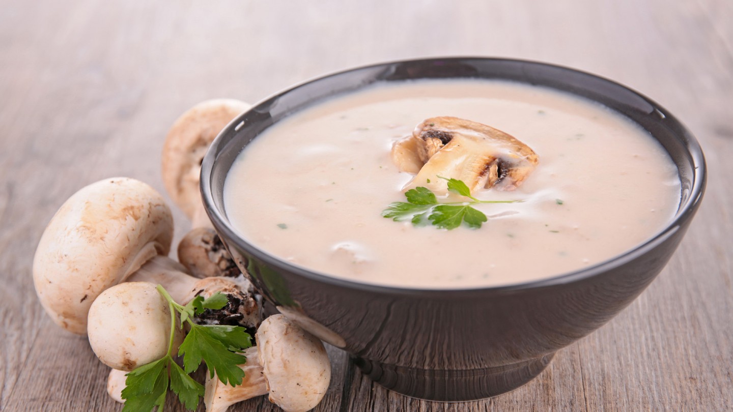 receita de creme de cogumelos